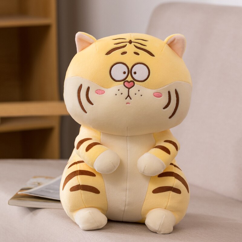 1pc 28/33/45cm Soft Sitting Tiger Toys Stuffed Cartoon Animals Pillow Plush Toys Baby Doll Infant Appease Toys Children Gift