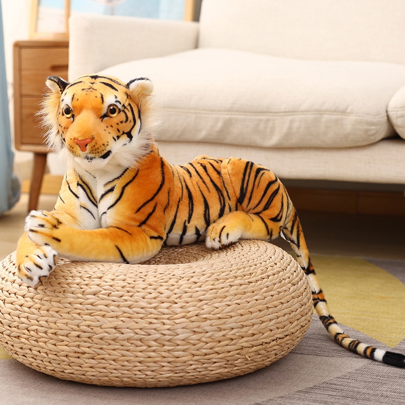 tiger plush pillow