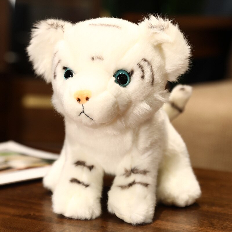 20/25cm Nice Lifelike Tiger Plush Toys Stuffed Soft Simulation Animals Pillow Dolls For Kids Girls Boys Birthday Gifts