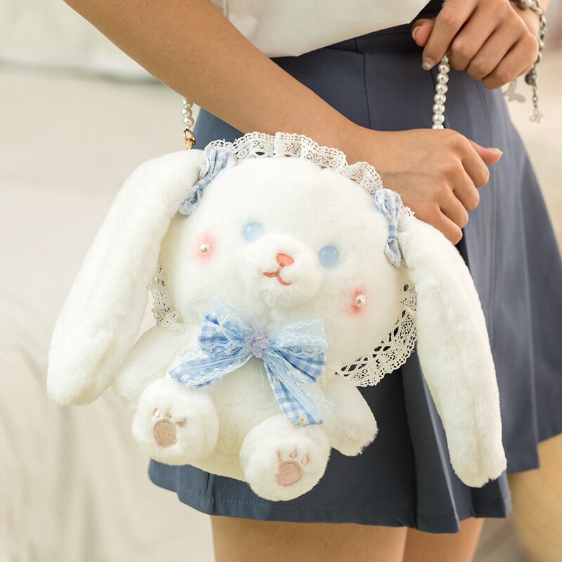 Long Ear Rabbit Soft Plush Backpack