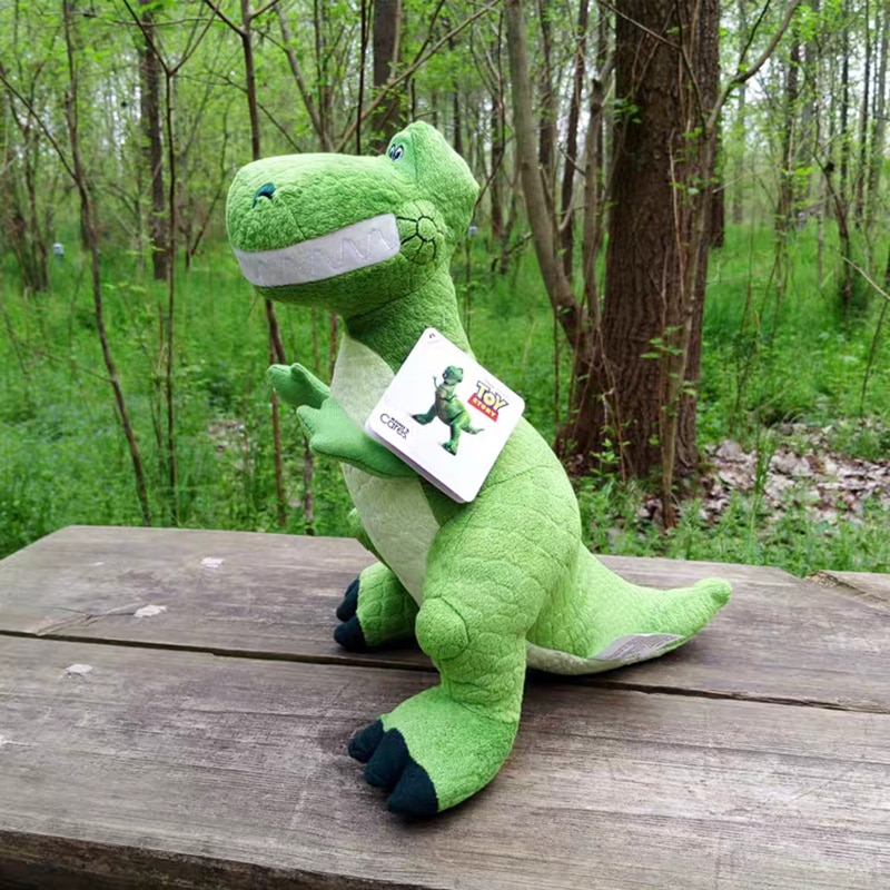 Toy Story the Green Dinosaur Rex Plush Stufed Toy 34cm