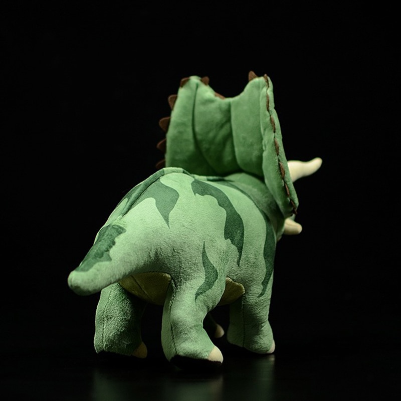 Lifelike Pentaceratops Plush Toys Real Life Dinosaur Stuffed Animal Toy Soft Kid Toys Christmas Gifts