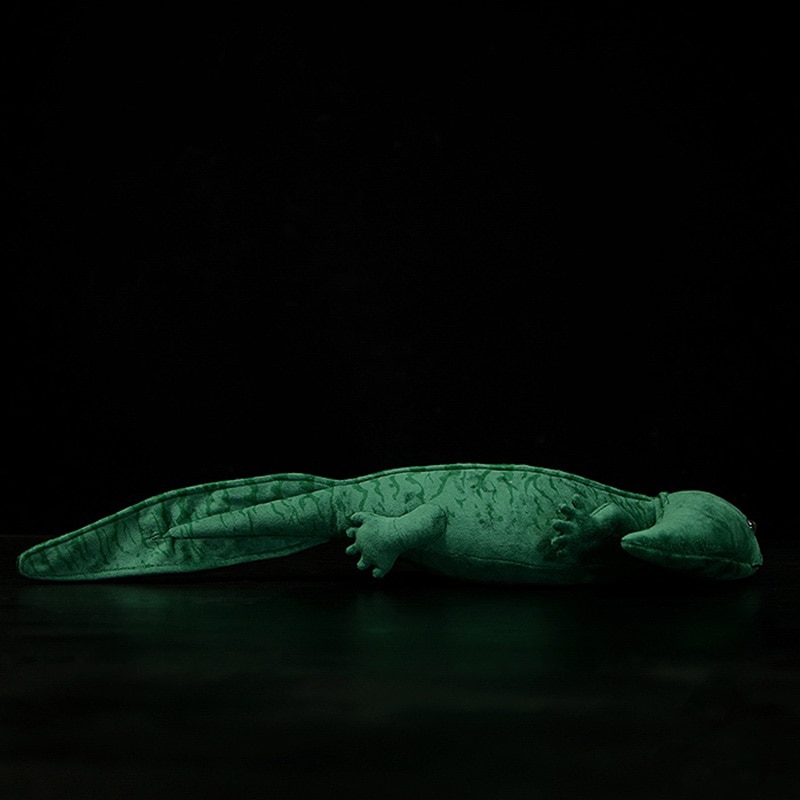50CM Long Soft Amphibian Diplocaulus Plush Toy Realistic Cute Prehistoric Animal Stuffed Toys Gifts For Adults Kids