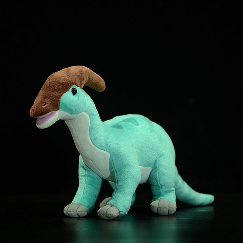 Cute Soft Parasaurolophus Dinosaur Plush Toys Real Life Dragon Stuffed Animal Toy Gifts For Children