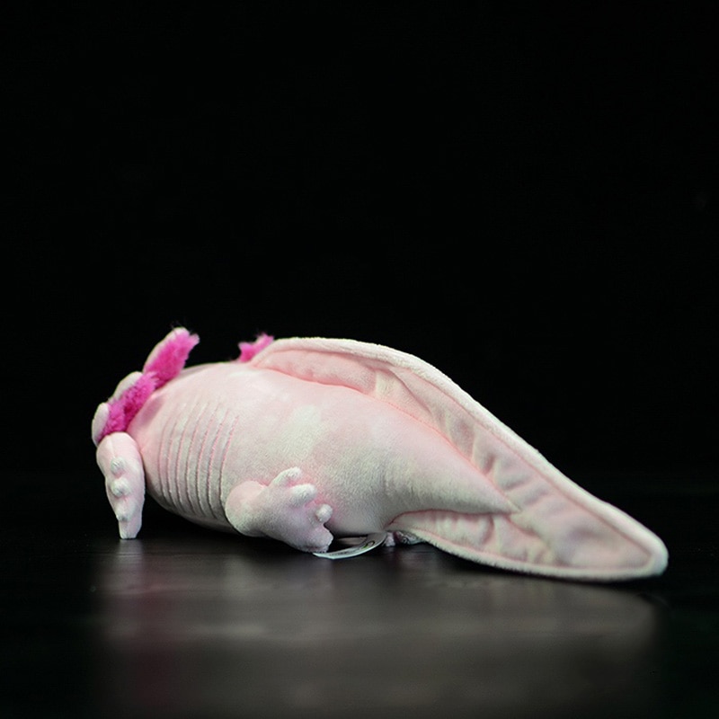 Dark Grey Axolotl Plush Toy Realistic Soft Mexican Axolotls Ambystoma Mexicanum Stuffed Animal Toys Gifts