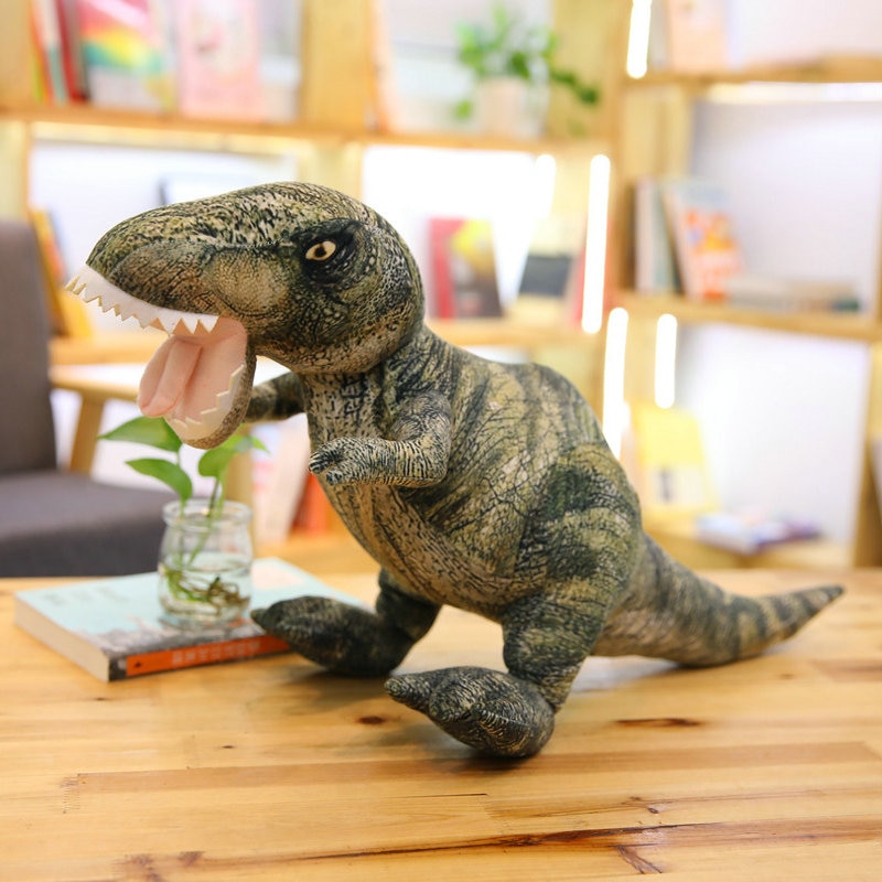 Jurassic World Dinosaur Plush Toys Simulation Plush T-rex/Seismosaurus/Stegosaurus/Spinosaurus Kids Toys Animal Doll