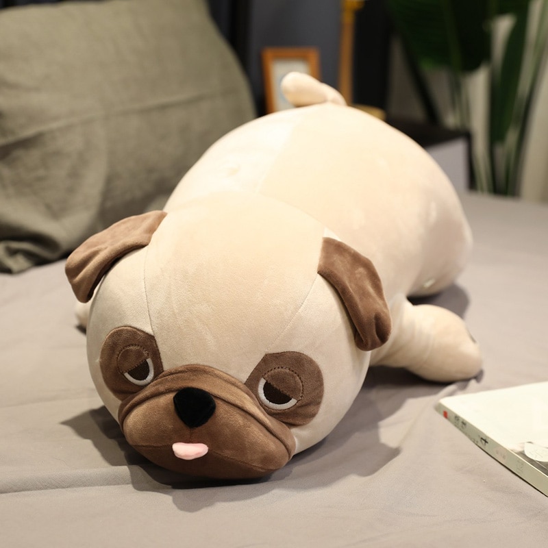 Hot 55-90cm Big Size New Cute Animal Kawaii Pug Dog Plush Toys Sleep Pillow Kids Birthday Gift Child Girl Xmas Valentine's