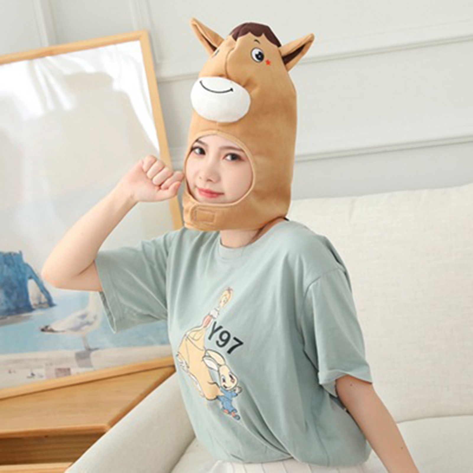 Horse Soft Plush Headgear