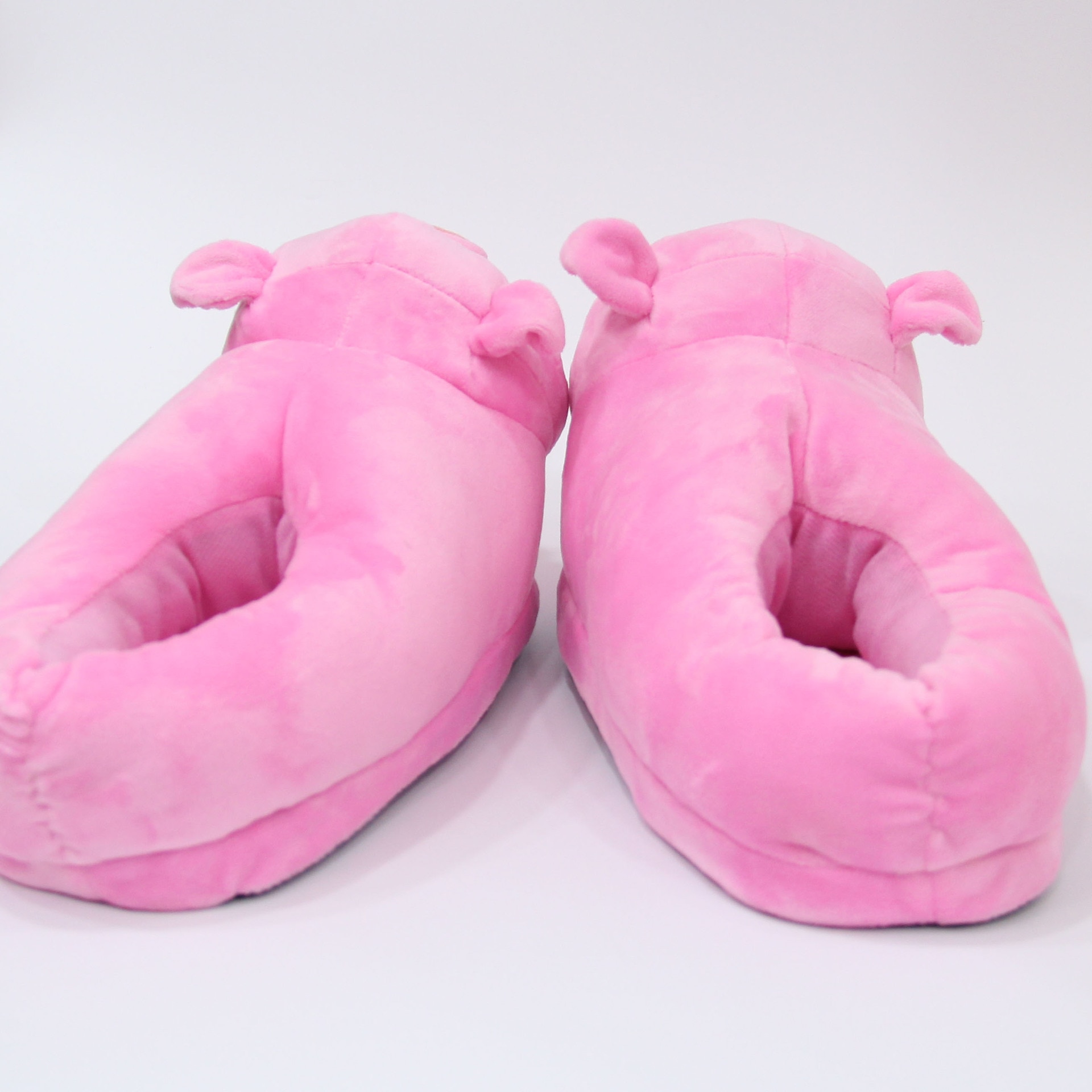Winter warm Indoor floor bedroom Cotton Pink Pig slippers cartoon cute plush Keji slippers home slip cotton pad shoes