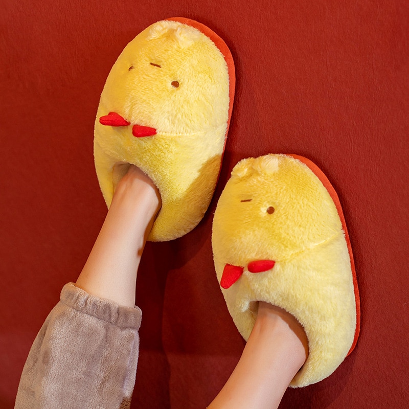 Size36-42 Sumikko Gurashi Indoor Slippers Cute Bear dinosaur Warm Slippers Woman Girl Slippers Unisex slipper non-slip Girl Gift