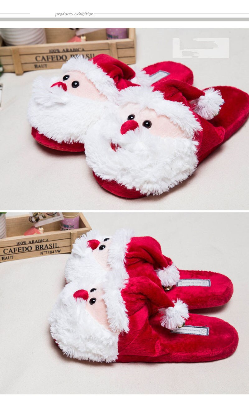 Home Slippers New Winter Christmas Custom home shoes Fur Slippers Timber Land Shoes Lovers Slippers Women Men Indoor