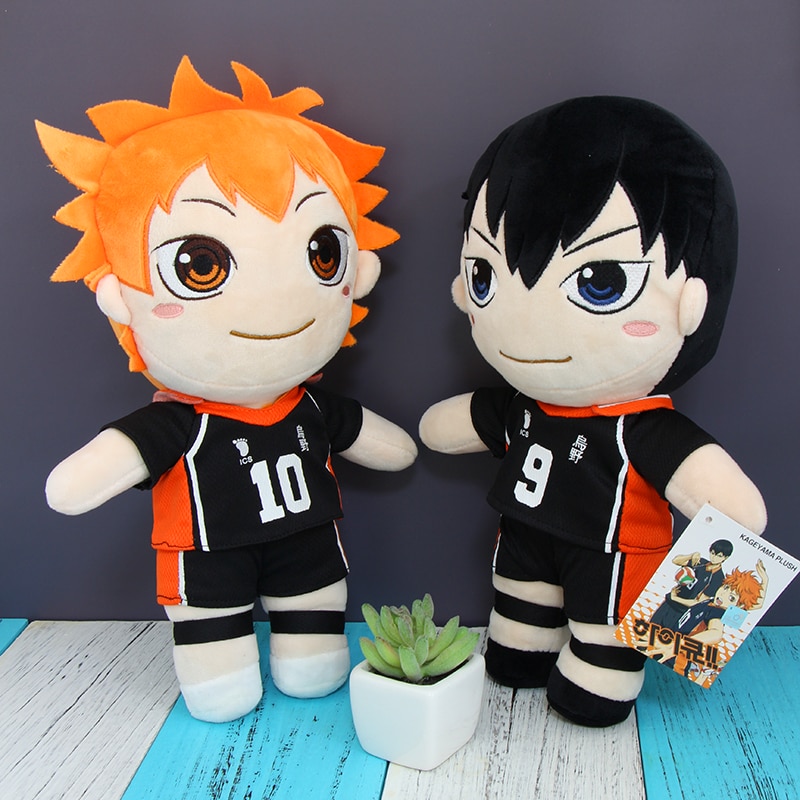 30cm Anime Haikyuu Plush Toys Hinata Shoyo Kageyama Tobio Oikawa Tooru Kozume Kenma Dolls For Kid Birthday Gift