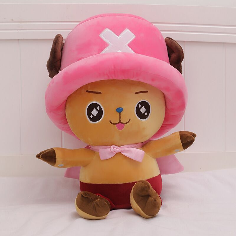 35-70cm Anime One Piece Figure Tony Chopper Stuffed Plush Toy Bedroom Doll Decoration Sleeping Pillow Toy For Kid Xmas Gift