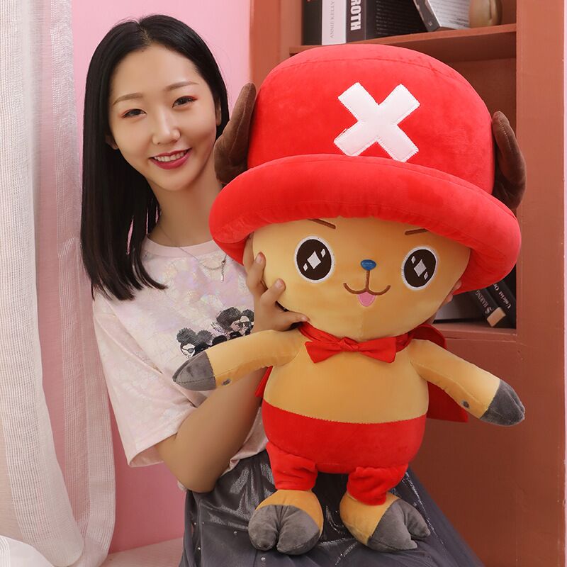 35-70cm Anime One Piece Figure Tony Chopper Stuffed Plush Toy Bedroom Doll Decoration Sleeping Pillow Toy For Kid Xmas Gift