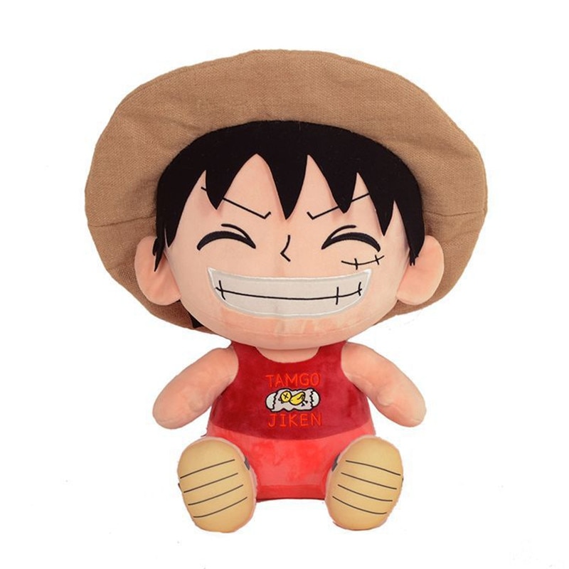 25/30/60cm Japan Anime kawaii one piece Monkey D. Luffy plush Stuffed Toy Children Kids Gift Cotton Luffy Model Toy