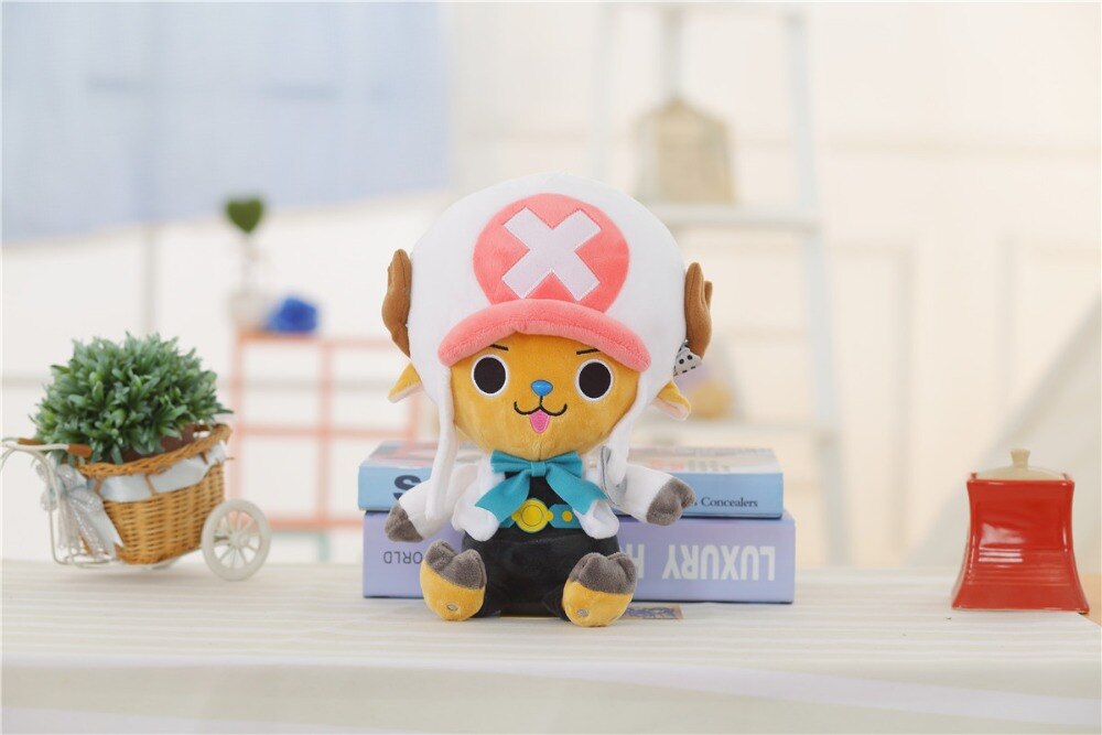 30cm Plush Chopper Toys One Piece Luffy Soft Doll Stuffed Japanese Anime Figure Kids Toys High Quality Gift For Children Boy