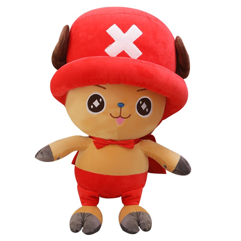 35-45cm Kawaii Chopper Plush Toys One Pieced Anime Stuffed Dolls Soft Cartoon Stuffed Toys Christmas New Year Gifts For Kids