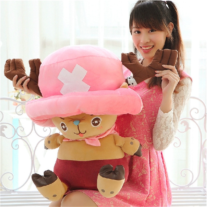 50cm High One Piece Anime Chopper Tony Soft Stuffed Plush Doll Toy