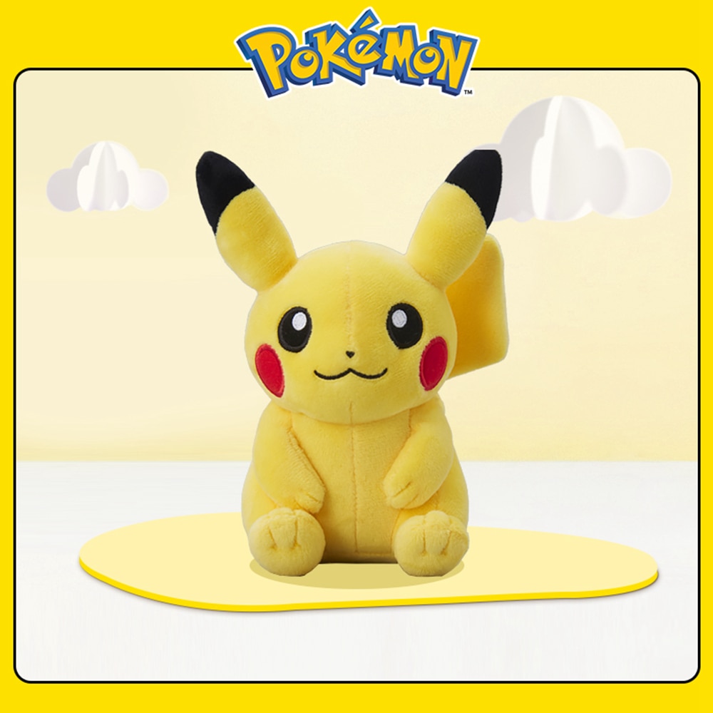 20CM High Quality Pokemon Cute Pikachu Plush Dolls Anime Kawaii Pichu Stuffed Toys Cartoon Girl Children Birthday Christmas Gift