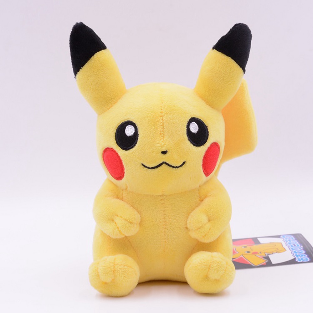 20CM High Quality Pokemon Cute Pikachu Plush Dolls Anime Kawaii Pichu Stuffed Toys Cartoon Girl Children Birthday Christmas Gift