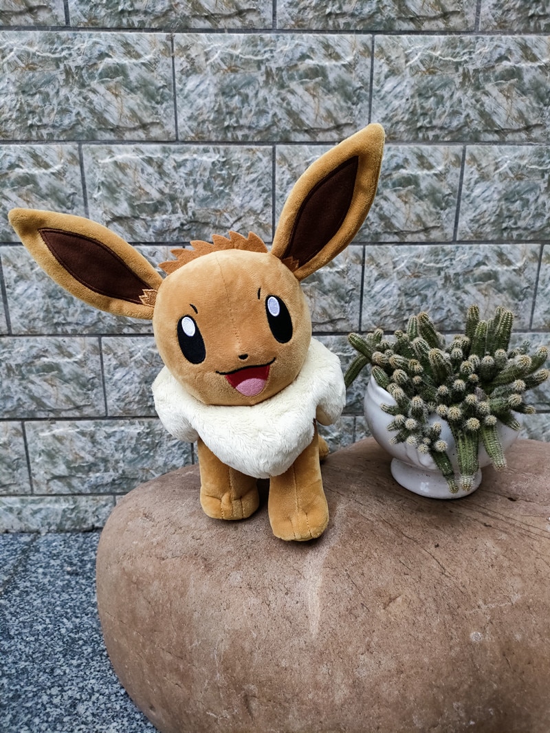 Eevee Original Pokemon Pikachu Series Plush Toy Stuffed Dolls 20cm High Quality Christmas Gifts For Children