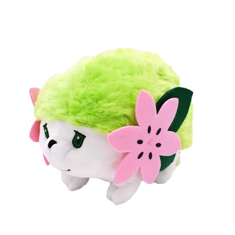 Pokemon series Cartoon Shaymin Plush Toy Kawaii Hedgehog Soft Stuffed Doll Kids Gift 20cm