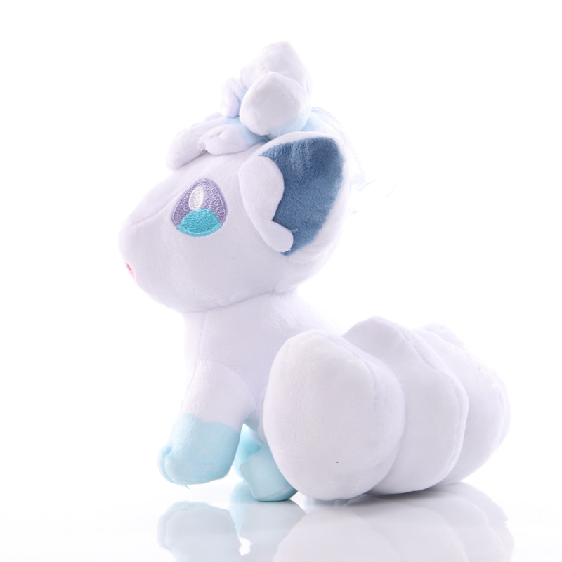 21cm Pokemon Alola Vulpix Plush Toys White Vulpix Six-Tailed Fox Plush Soft Stuffed Animals Toys Doll Gifts for Children Kids