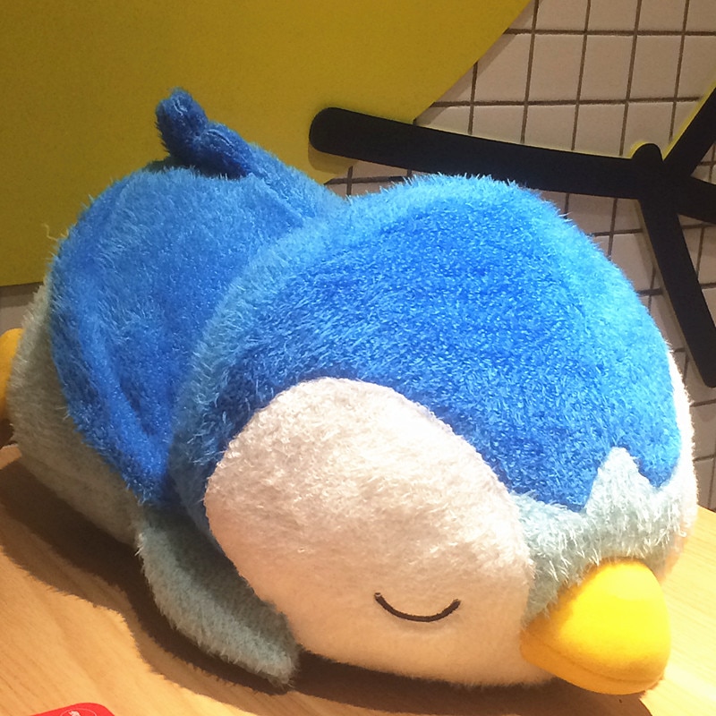 New Style Pokemon Piplup Plush Stuffed Toy Cartoon Kawaii Penguin Doll Room Decoration New Year's Gift For Kids