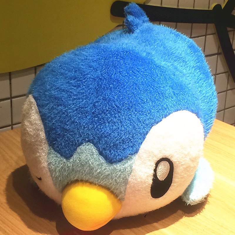 New Style Pokemon Piplup Plush Stuffed Toy Cartoon Kawaii Penguin Doll Room Decoration New Year's Gift For Kids