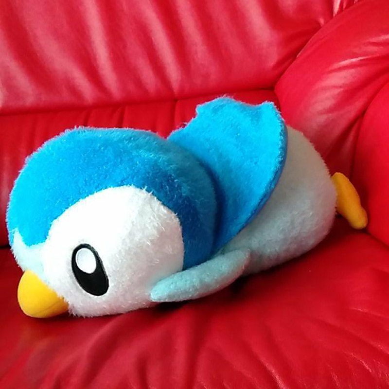 New Style Pokemon Piplup Plush Stuffed Toy Cartoon Kawaii Penguin Doll Room Decoration New Year's Gift For Kids