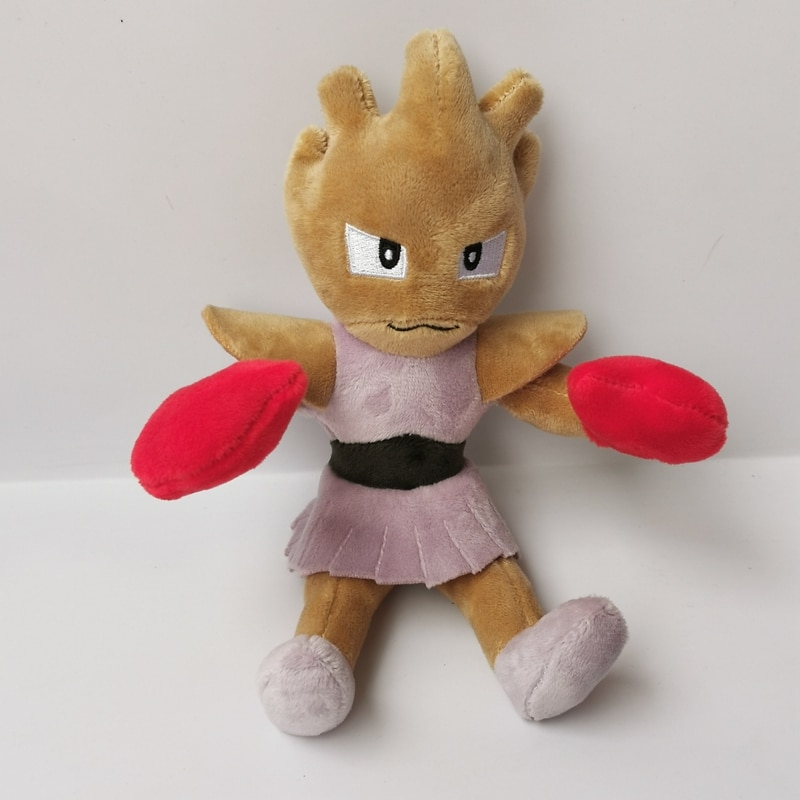 Original Pokemon Pikachu Series Hitmonchan Plush Toy Stuffed Dolls Kawai Kid Gift