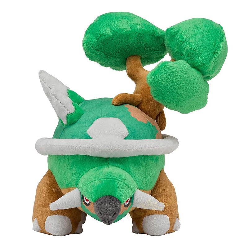 30CM Turtwig Evolution Torterra Plush Doll Pokemon Peluche Stuffed Toy Cartoon Tortoise Elf Kids Christmas New Year Gifts