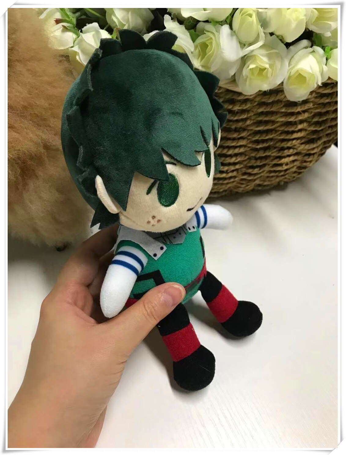 Anime My Hero Academia Midoriya Izuku 20cm Doll Stuffed Toy Soft Plush #8687 Children Christmas Gift