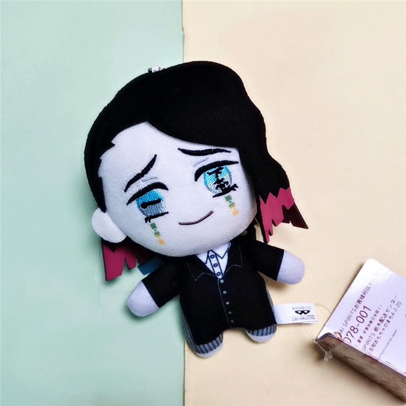 15cm Japan Anime Demon Slayer Akaza Rui Iguro Obanai Tanjirou Kamado Nezuko Agatsuma Zenitsu Plush Toys Doll Peluche Gift