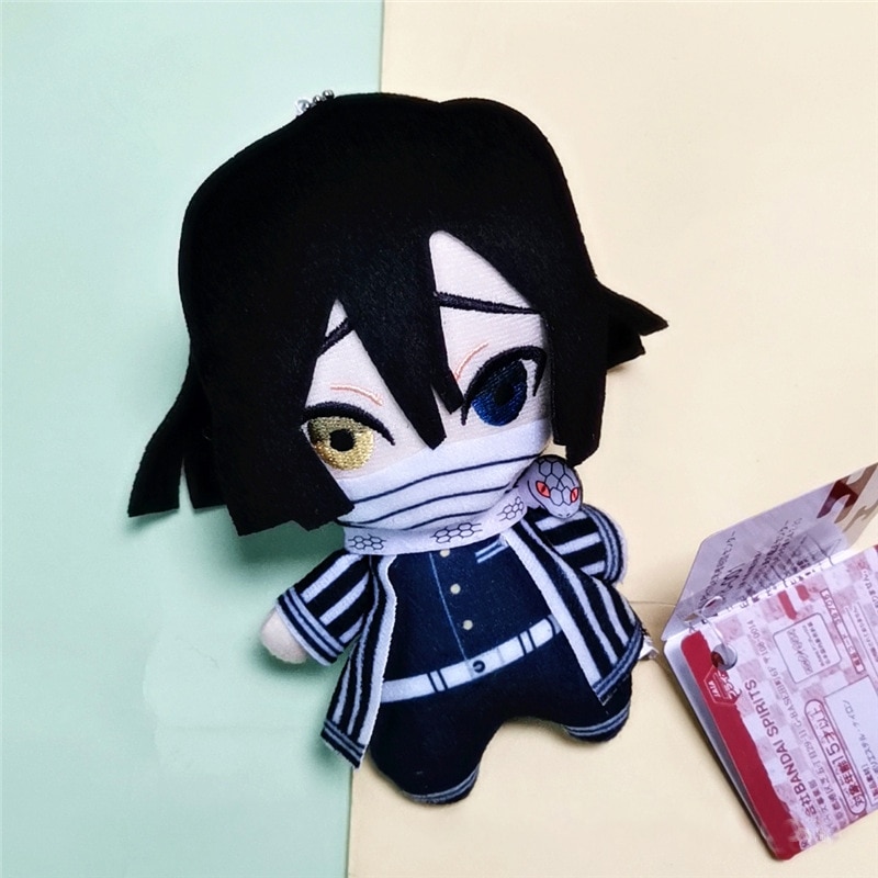 15cm Japan Anime Demon Slayer Akaza Rui Iguro Obanai Tanjirou Kamado Nezuko Agatsuma Zenitsu Plush Toys Doll Peluche Gift