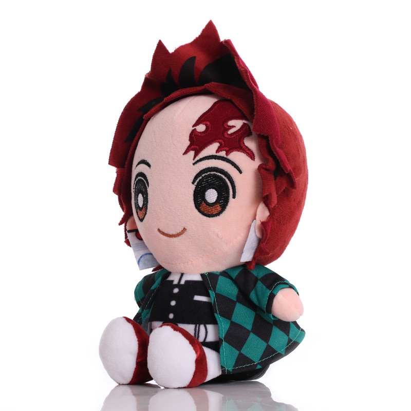 20cm Demon Slayer Plush Toy Kimetsu No Yaiba Kamado Tanjirou Tomioka Giyuu Agatsuma Zenitsu Douma Sabito Stuffed Dolls Kids Gift