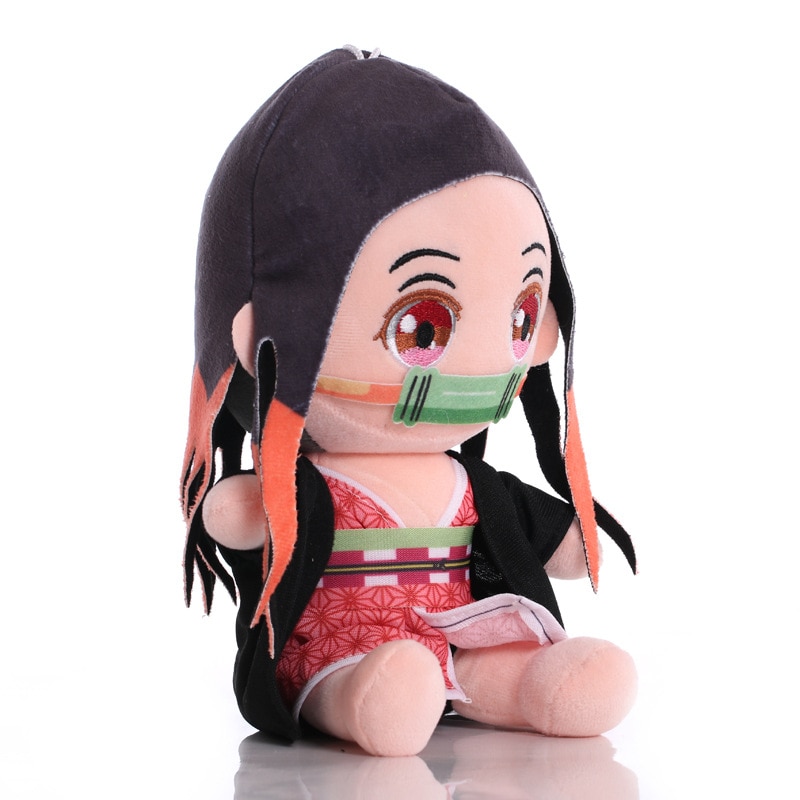 20cm Demon Slayer Plush Toy Kimetsu No Yaiba Kamado Tanjirou Tomioka Giyuu Agatsuma Zenitsu Douma Sabito Stuffed Dolls Kids Gift