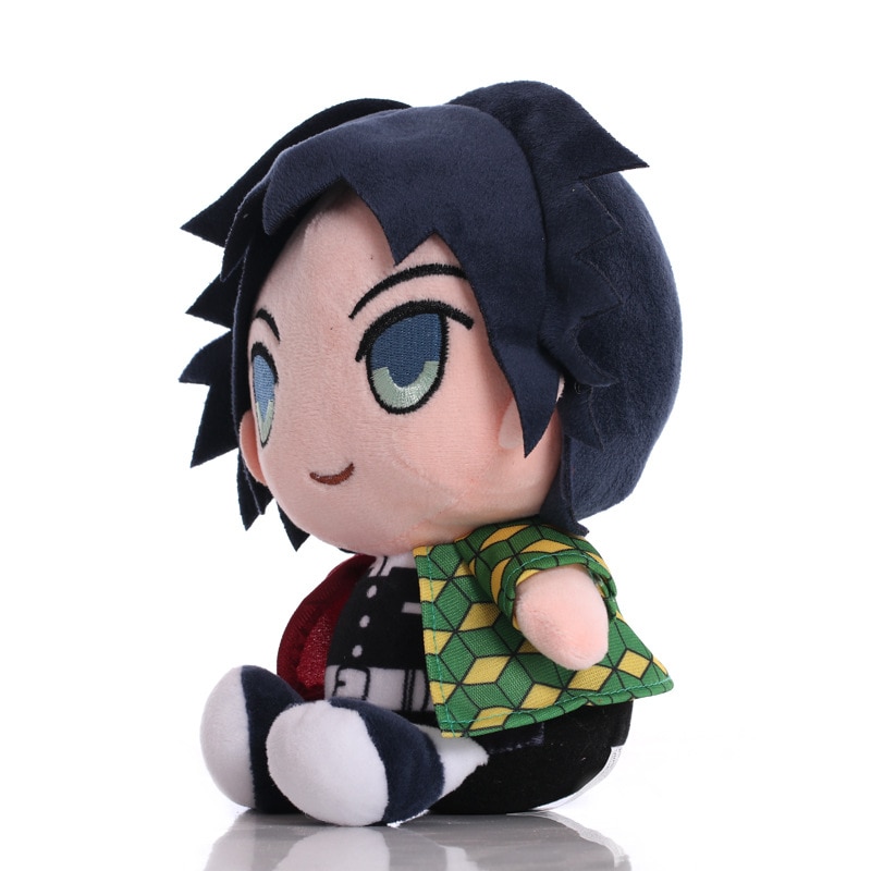 20cm Demon Slayer Plush Toy Kimetsu No Yaiba Kamado Tanjirou Tomioka Giyuu Agatsuma Zenitsu Douma Sabito Stuffed Dolls Kids Gift