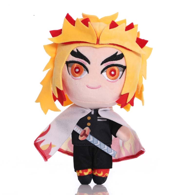 20cm Demon Slayer Plush Toy Kimetsu No Yaiba Kamado Tanjirou Tomioka Giyuu Agatsuma Zenitsu Douma Sabito Stuffed Dolls Kids Gift