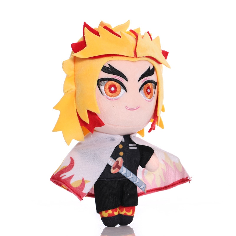 20cm Demon Slayer Plush Toy Kimetsu No Yaiba Kamado Tanjirou Tomioka Giyuu Agatsuma Zenitsu Douma Sabito Stuffed Dolls Kids Gift