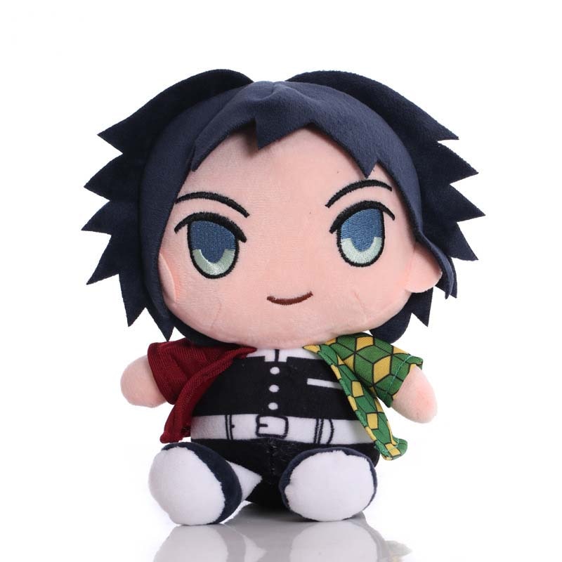 20cm Demon Slayer Plush Toy Kimetsu No Yaiba Kamado Tanjirou Tomioka Giyuu Agatsuma Zenitsu Douma Sabito Stuffed Dolls Kids Gift