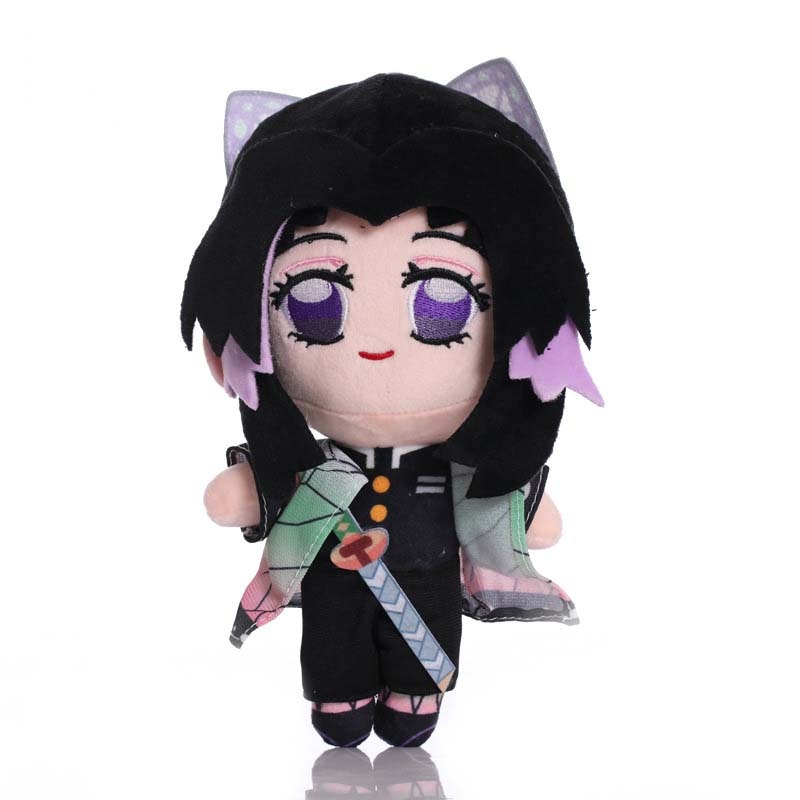 20cm Demon Slayer Plush Toy Kimetsu No Yaiba Kamado Tanjirou Tomioka Giyuu Agatsuma Zenitsu Douma Sabito Stuffed Dolls Kids Gift