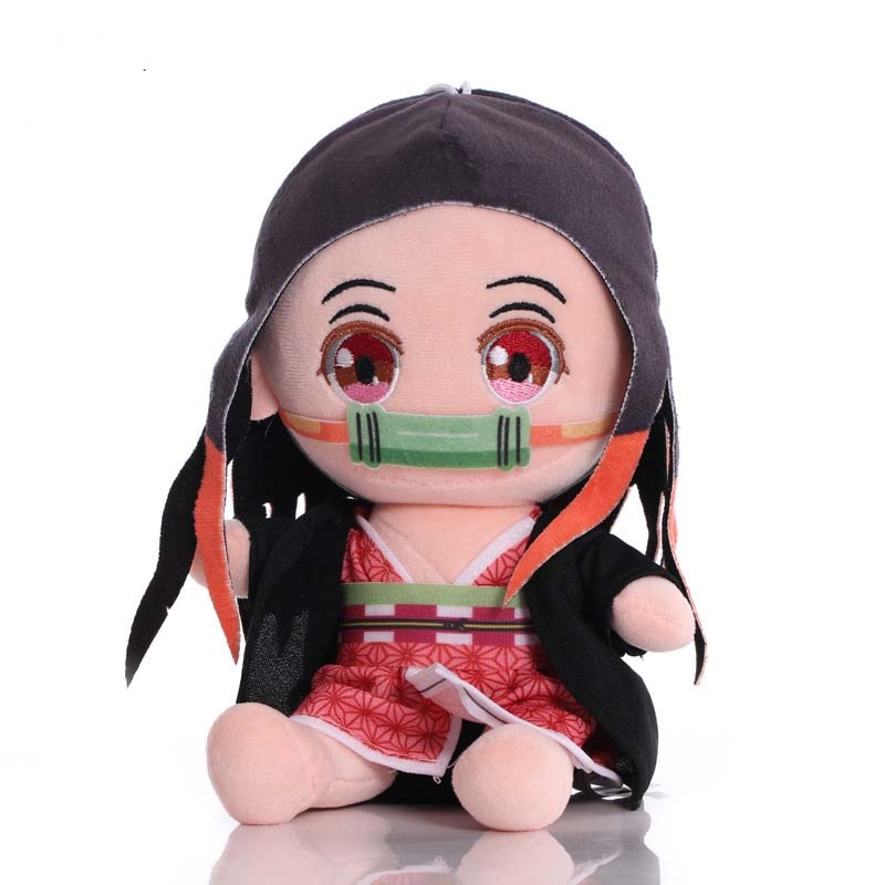 20cm Demon Slayer Plush Toy Kimetsu No Yaiba Kamado Tanjirou Tomioka Giyuu Agatsuma Zenitsu Douma Sabito Stuffed Dolls Kids Gift