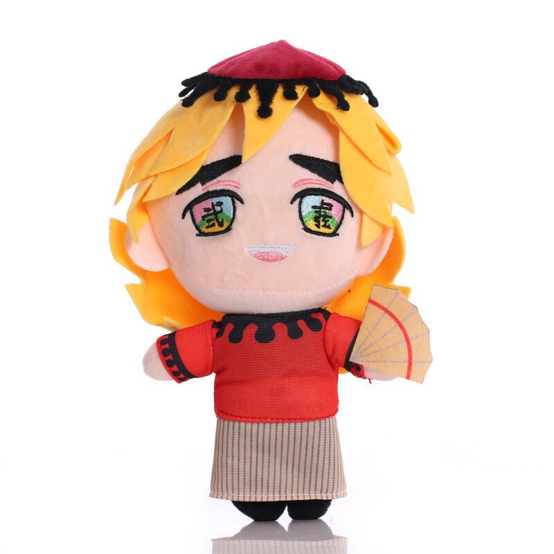 Anime Douma Kizuki Demon Slayer Soft Stuffed Plush Toy for Kids