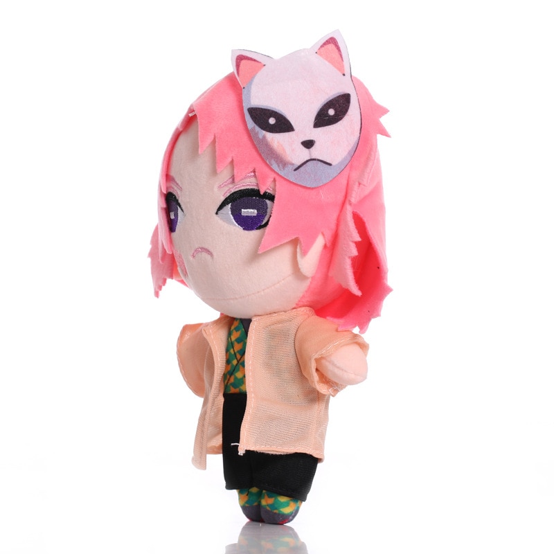 Devil's Blade Anime Plush Stuffed Toy Cute Dolsl Demon Slayer Manga Doll Kimetsu No Yaiba Tanjirou Nezuko Children's Gift Decor