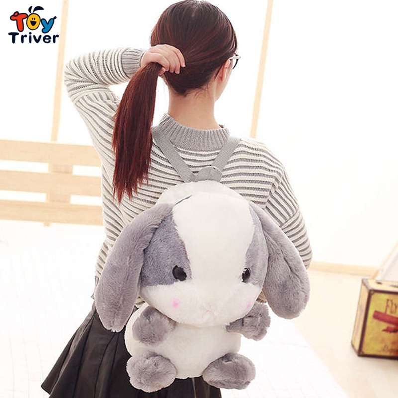 bunny stuffed animal backpack