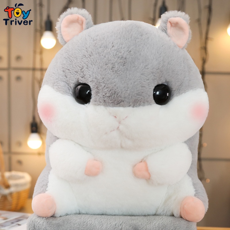 Cute Hamster Shoulder Backpack School Bag Stuffed Animals Doll Plush Toys Kids Children Boys Girls Adults Women Kawaii Gifts