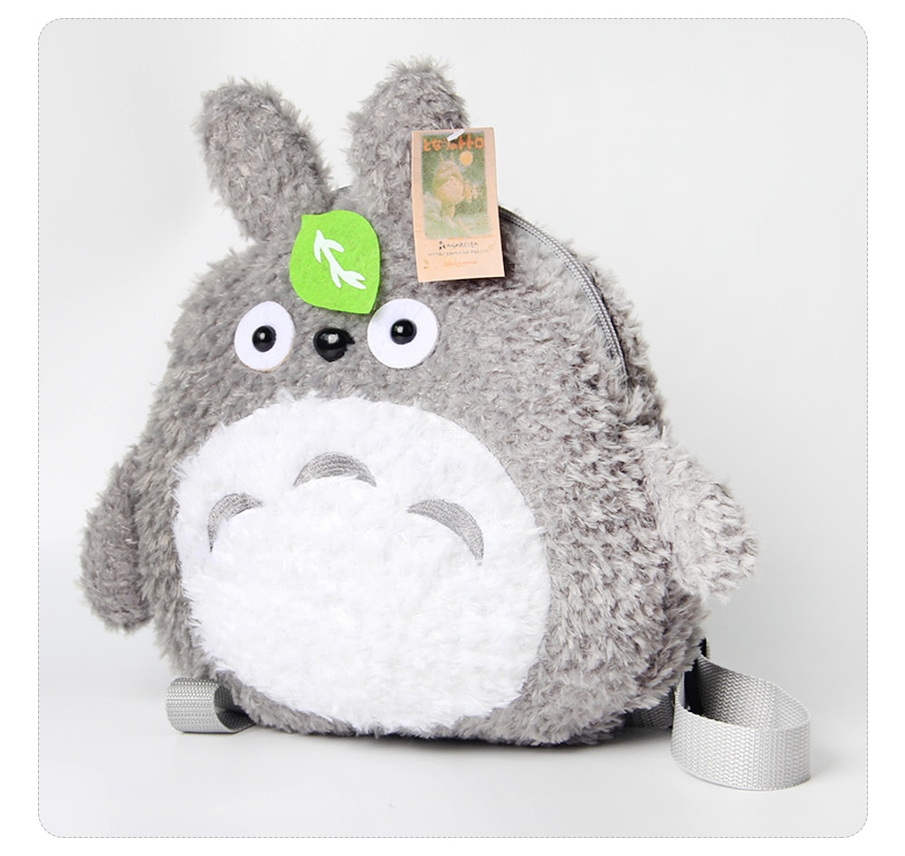 Totoro Plush Anime Backpack Toys For Kids Toddler New Cute Cartoon Stuffed Toy Kindergarten Children Soft School Bag Girl