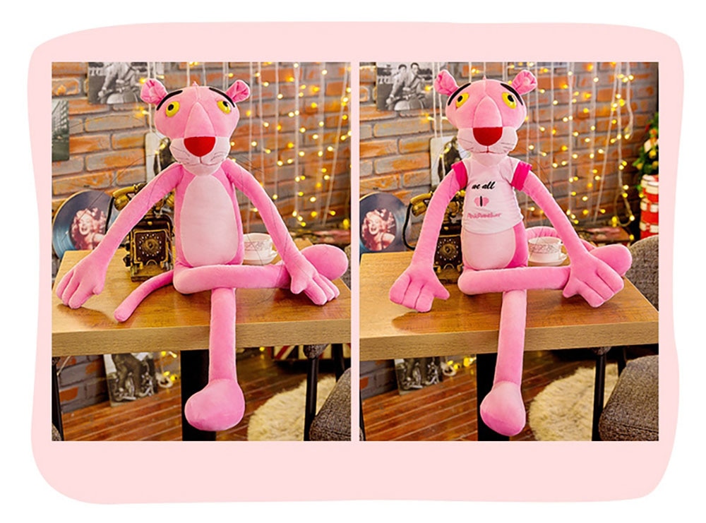 New 60-180 cm Cute Plush Pink Panther Soft Children Toys Animal Doll Baby Kids Children Birthday Gift 1 pcs