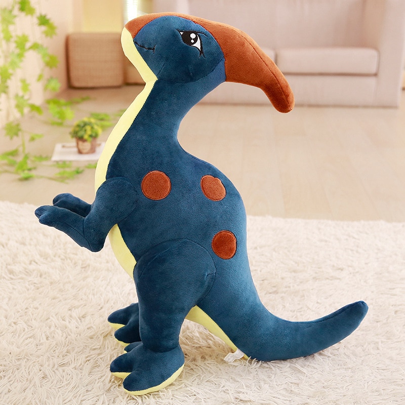 1pc 55-95CM Cute Parasaurolophus Dinosaur Plush Toys Stuffed Animal Dolls for Children Boys Dino Pillow Creative Birthday Gifts